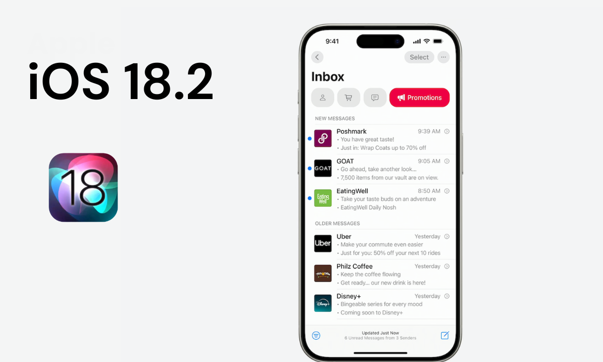 How to categorize messages in iOS 18.2 and see all mail on iPhone