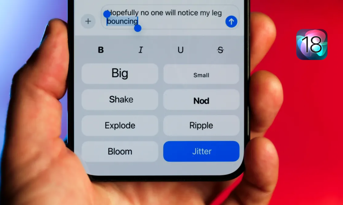 How to use the New updated text effects in iMessage on iPhone with iOS 18