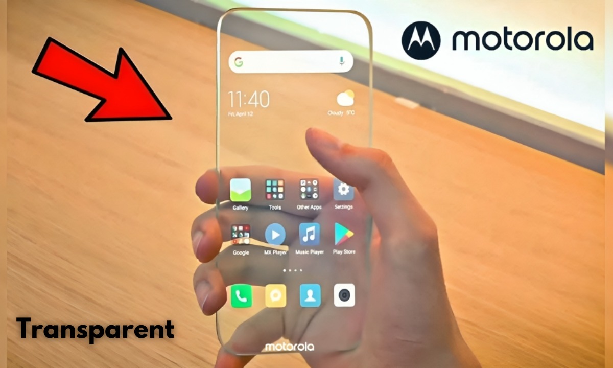 Motorola Transparent Phone with 300 Megapixel camera and 200 Watt charger,Motorola Transparent Smartphone